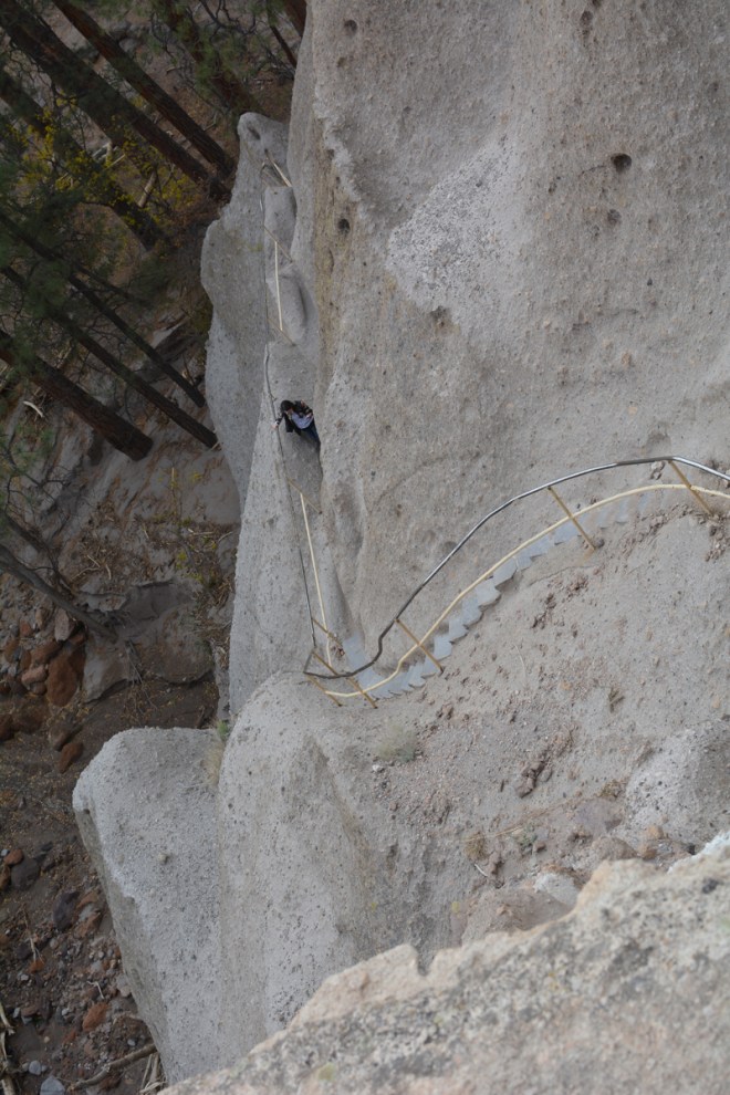 Stone Walkway in Bandelier National Monument New Mexico
